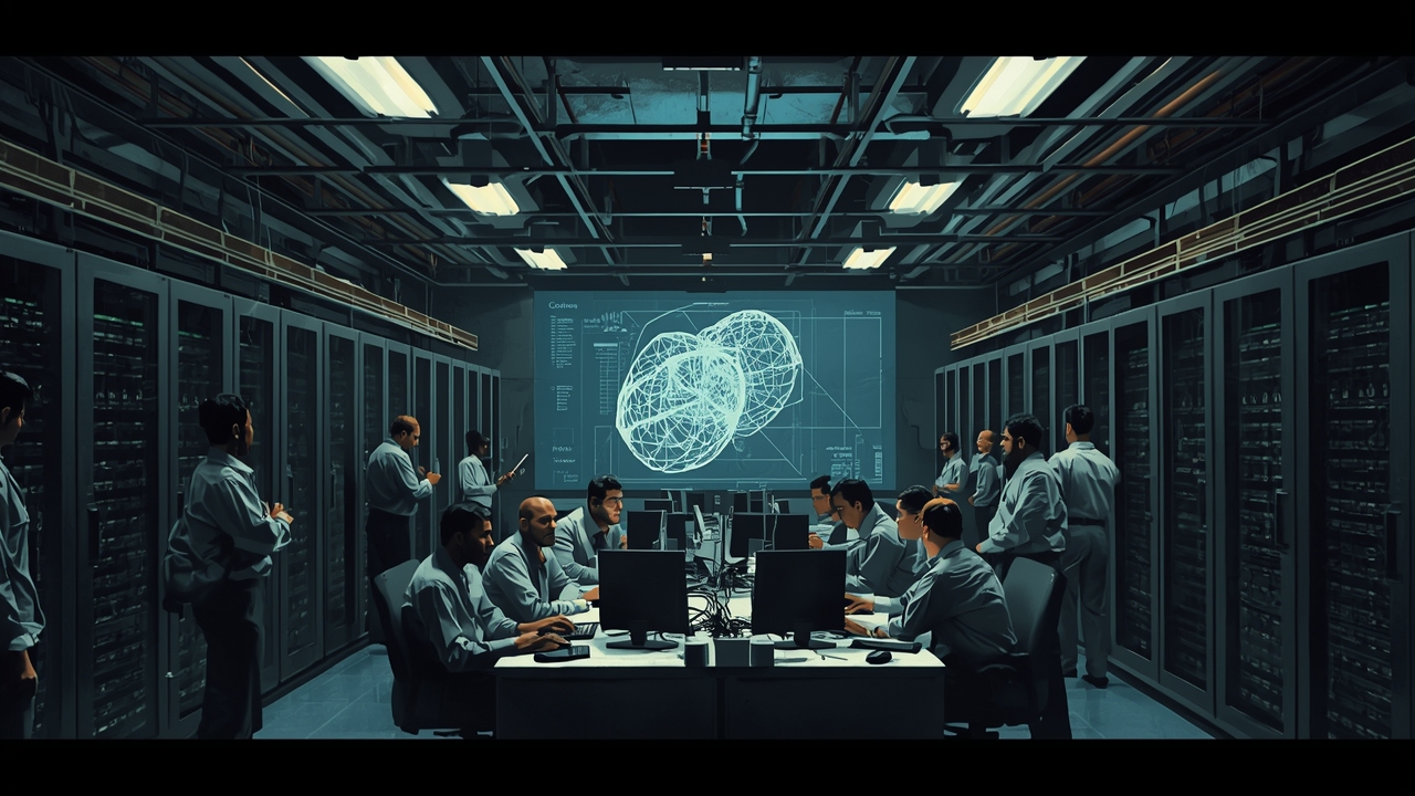 Engineers work on new AI model framework