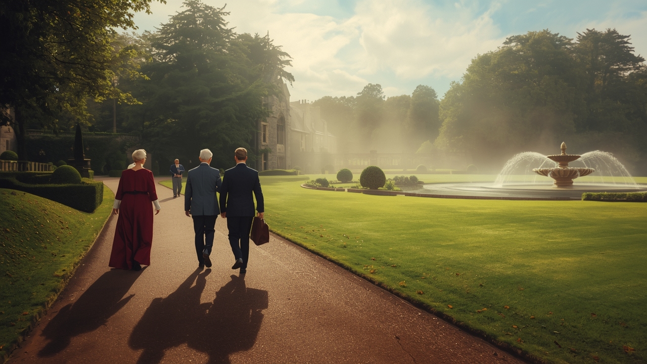 King Charles III meets with AI leaders in Scotland