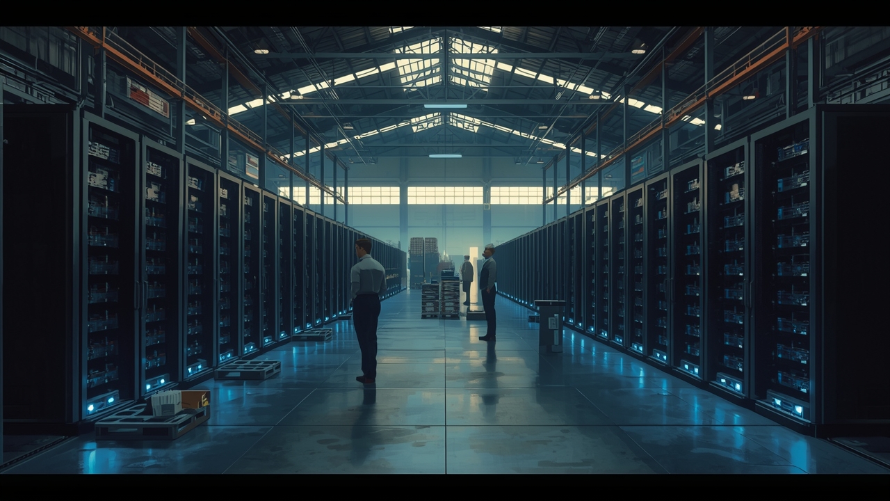 Techs deploy new AI systems in vast data center